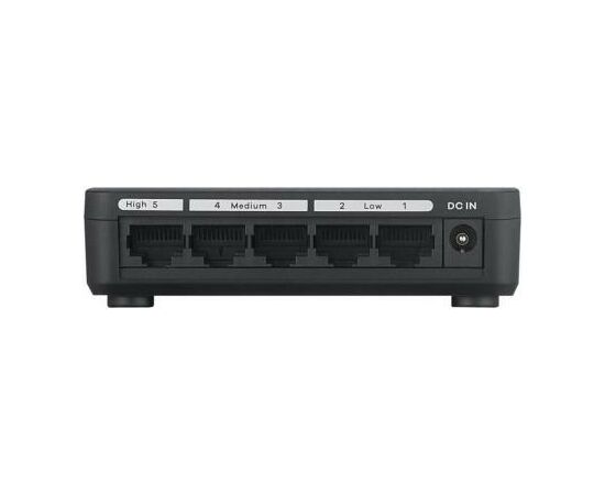 Коммутатор сетевой ZyXel GS-105S V2 (GS-105SV2-EU0101F), изображение 4 Коммутатор сетевой ZyXel GS-105S V2 (GS-105SV2-EU0101F), изображение 4