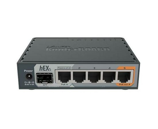Маршрутизатор Mikrotik hEX S (RB760IGS), зображення 2 Маршрутизатор Mikrotik hEX S (RB760IGS), зображення 2
