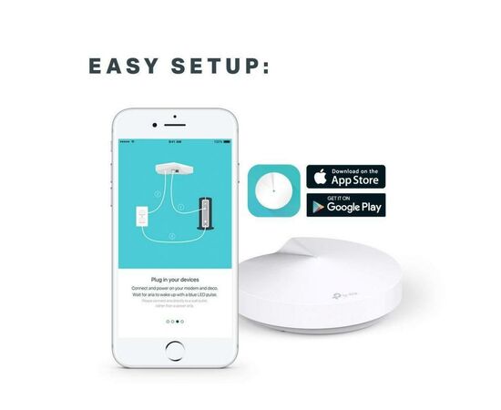 Точка доступу Wi-Fi TP-Link DECO-M5-3-PACK, зображення 8 Точка доступу Wi-Fi TP-Link DECO-M5-3-PACK, зображення 8