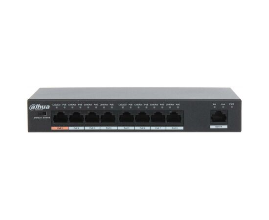 Коммутатор сетевой Dahua PFS3009-8ET-96 (03818-05246), изображение 2 Коммутатор сетевой Dahua PFS3009-8ET-96 (03818-05246), изображение 2