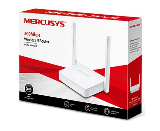Маршрутизатор Mercusys MW301R, зображення 4 Маршрутизатор Mercusys MW301R, зображення 4