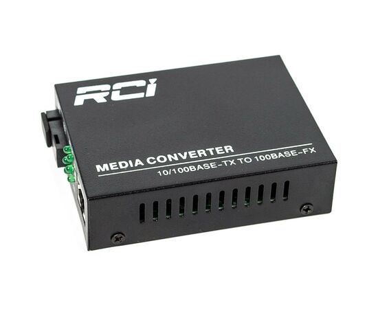 Медіаконвертер RCI 100M, 20km, SC, RJ45, Tx 1310nm, standart size metal case (RCI902W-FE-20-T)