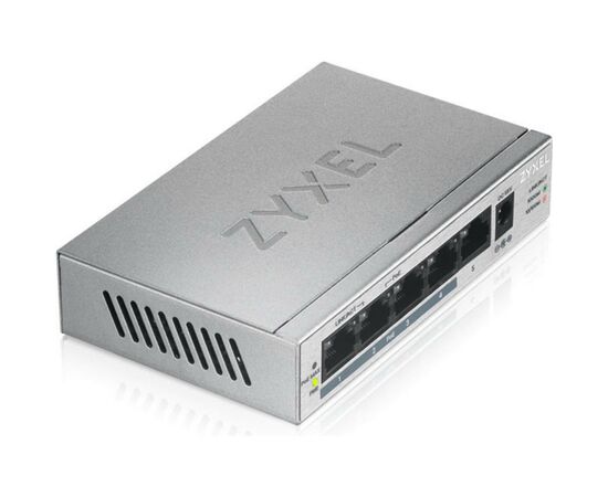 Коммутатор сетевой ZyXel GS1005HP-EU0101F, изображение 2 Коммутатор сетевой ZyXel GS1005HP-EU0101F, изображение 2