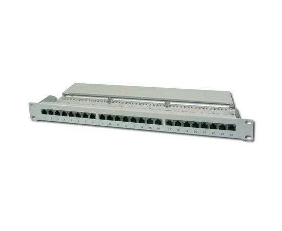 Патч-панель 19" 1U 24 порта 5e FTP в сборе Digitus (DN-91524S), изображение 2 Патч-панель 19" 1U 24 порта 5e FTP в сборе Digitus (DN-91524S), изображение 2