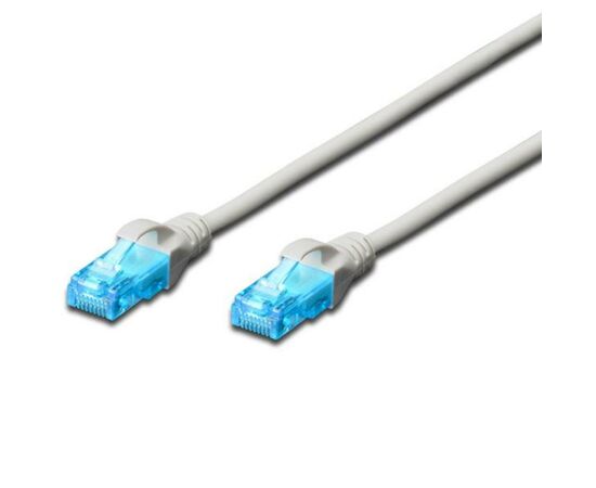 Патч-корд Digitus 1м, cat.5e, UTP, AWG 26/7, gray (DK-1511-010)