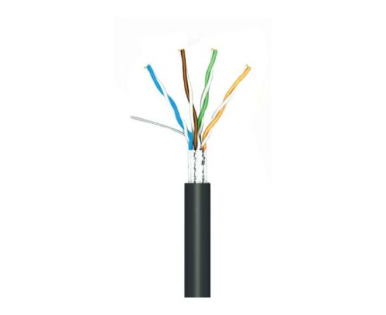 Кабель мережевий OK-Net FTP cat.6 305м зовнішній (F/UTP-cat.6) (КППЭ-ВП (250) 4х2х0,54)