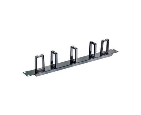 Кабельный организатор 19" 1U 5 пластиковых колец Hypernet (CM-5P)