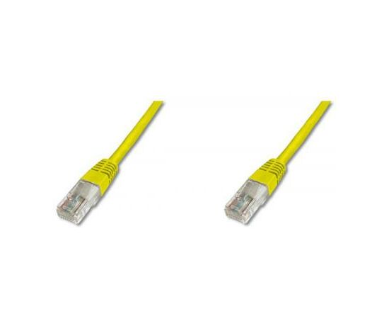 Патч-корд 0,5м Digitus (DK-1511-005/Y), зображення 2 Патч-корд 0,5м Digitus (DK-1511-005/Y), зображення 2