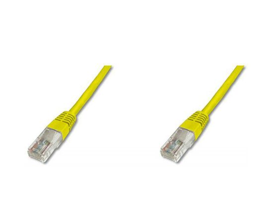 Патч-корд Digitus 1м, cat.5e, UTP, AWG 26/7, yellow (DK-1511-010/Y), зображення 2 Патч-корд Digitus 1м, cat.5e, UTP, AWG 26/7, yellow (DK-1511-010/Y), зображення 2