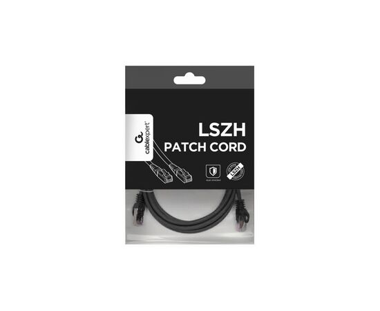 Патч-корд 1м S/FTP Cat 6A CU LSZH black Cablexpert (PP6A-LSZHCU-BK-1M), зображення 4 Патч-корд 1м S/FTP Cat 6A CU LSZH black Cablexpert (PP6A-LSZHCU-BK-1M), зображення 4