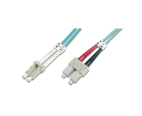 Оптичний патчкорд Digitus LC/UPC-SC/UPC,50/125,OM3,duplex,1m (DK-2532-01/3)
