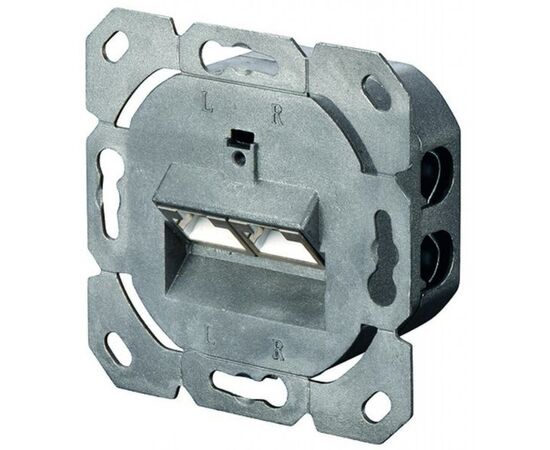 Компьютерная розетка Digitus 2xRJ45 FTP, для скрытой проводки (DN-9005-N), изображение 3 Компьютерная розетка Digitus 2xRJ45 FTP, для скрытой проводки (DN-9005-N), изображение 3