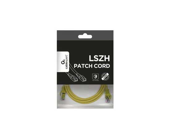 Патч-корд 5м S/FTP CU cat 6A Cablexpert (PP6A-LSZHCU-Y-5M), изображение 4 Патч-корд 5м S/FTP CU cat 6A Cablexpert (PP6A-LSZHCU-Y-5M), изображение 4