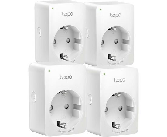 Розумна розетка TP-Link Tapo P100 (4-pack) (Tapo P100(4-pack))