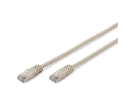 Патч-корд 0.5м, FTP, cat.5e, CU, grey Digitus (DK-1521-005)