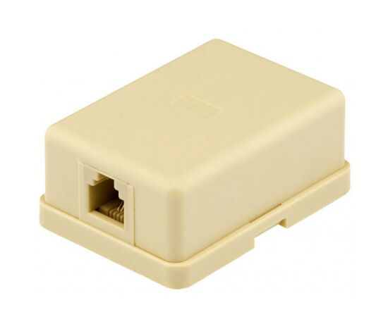 Телефонна розетка RJ12x1 UTP, 6P4C Ritar (06298)