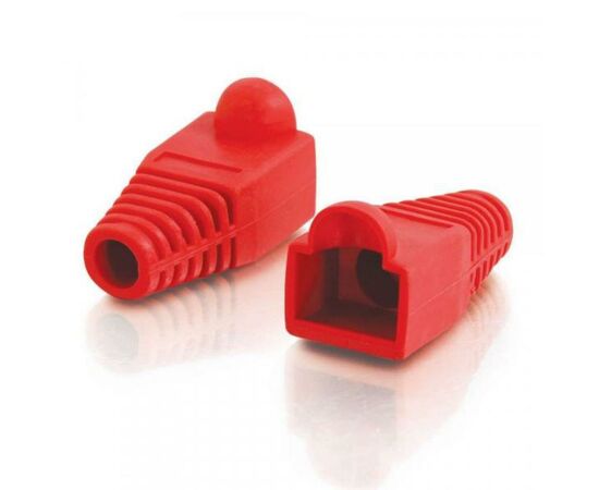 Колпачок коннектора RJ-45 Red (100 шт/уп.) Merlion (CPRJ45ML-RD)
