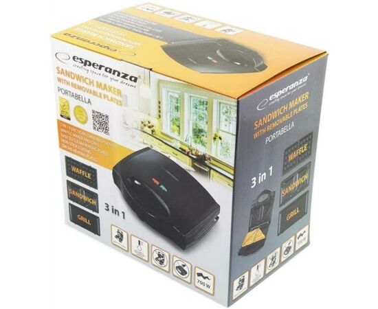 Сэндвичница Esperanza EKT006K, изображение 3 Сэндвичница Esperanza EKT006K, изображение 3