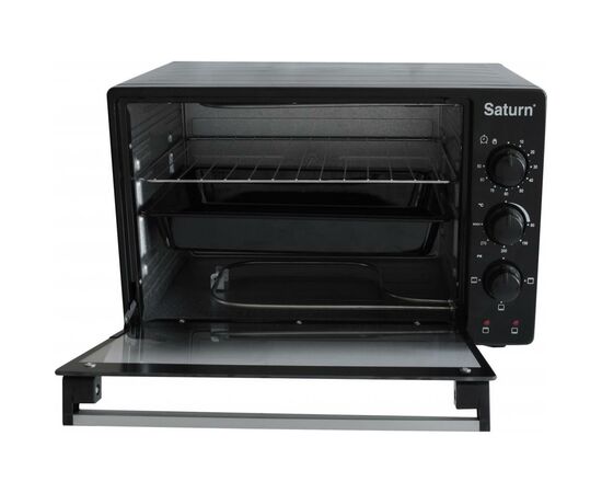 Электропечь Saturn ST-EC3401 Black, изображение 2 Электропечь Saturn ST-EC3401 Black, изображение 2