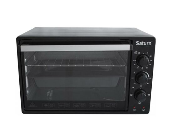 Электропечь Saturn ST-EC3402 Black, изображение 2 Электропечь Saturn ST-EC3402 Black, изображение 2