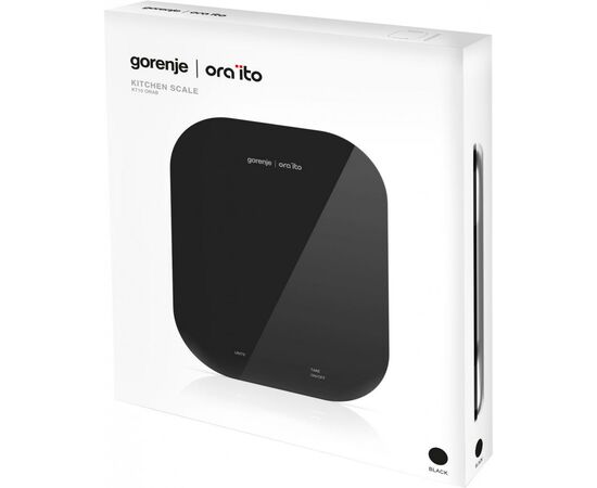 Весы кухонные Gorenje KT 10 ORAB (KT10ORAB), изображение 4 Весы кухонные Gorenje KT 10 ORAB (KT10ORAB), изображение 4