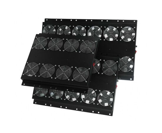 Вентиляторный модуль 2 вент. with thermostat, RAL 9005 Mirsan (MR.FAN2WT.01)