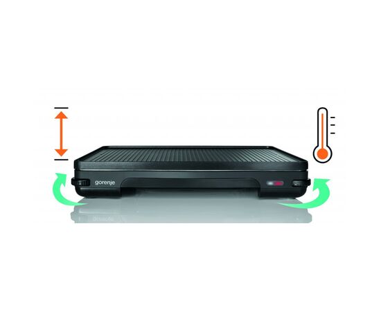 Электрогриль Gorenje TG2000LCB, изображение 2 Электрогриль Gorenje TG2000LCB, изображение 2