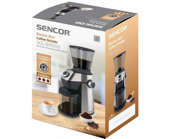 Кофемолка Sencor SCG 6050 SS (SCG6050SS), изображение 7 Кофемолка Sencor SCG 6050 SS (SCG6050SS), изображение 7