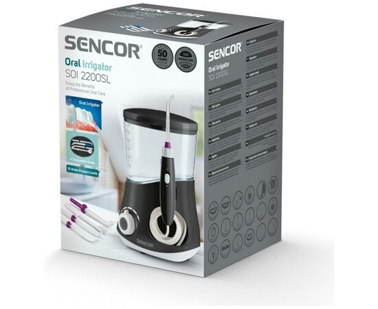 Ирригатор Sencor SOI2200SL, изображение 7 Ирригатор Sencor SOI2200SL, изображение 7