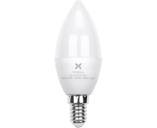 Лампочка Vinga VL-C37E14-53L, изображение 3 Лампочка Vinga VL-C37E14-53L, изображение 3