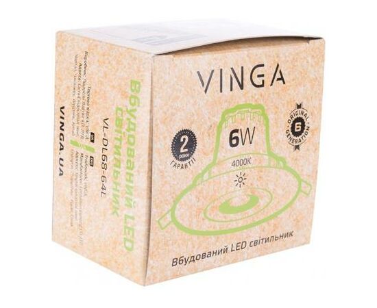 Светильник точечный Vinga VL-DL68-64L, изображение 3 Светильник точечный Vinga VL-DL68-64L, изображение 3