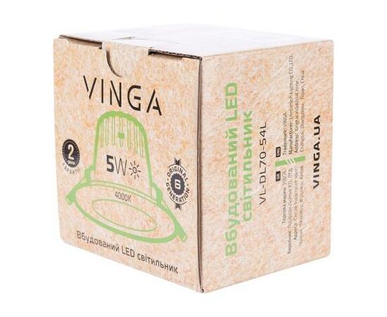 Светильник точечный Vinga VL-DL70-54L, изображение 6 Светильник точечный Vinga VL-DL70-54L, изображение 6