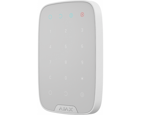 Клавіатура до охоронної системи Ajax KeyPad white (KeyPad /White), зображення 2 Клавіатура до охоронної системи Ajax KeyPad white (KeyPad /White), зображення 2