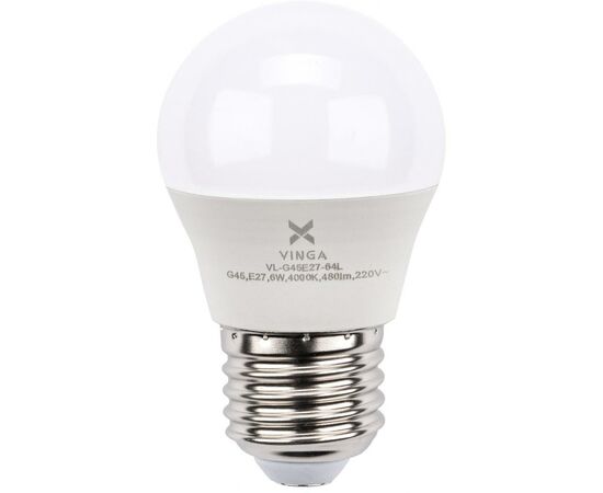 Лампочка Vinga VL-G45E27-64L, изображение 3 Лампочка Vinga VL-G45E27-64L, изображение 3