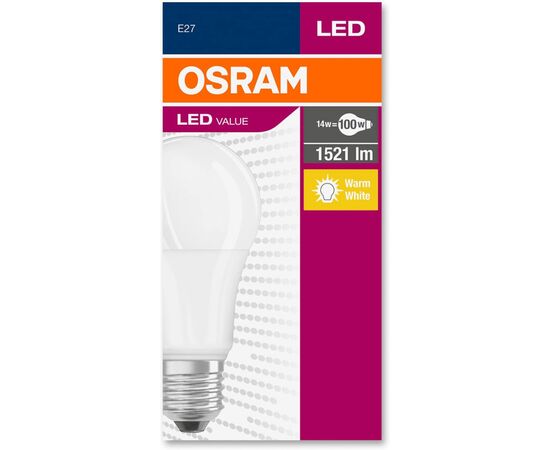 Лампочка Osram LED VALUE (4052899971097), изображение 2 Лампочка Osram LED VALUE (4052899971097), изображение 2