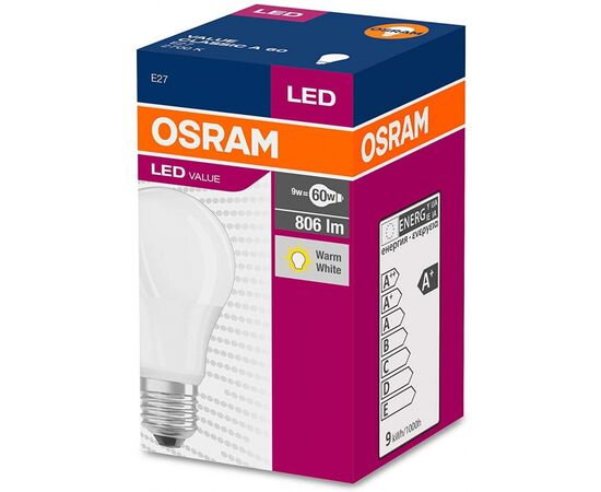 Лампочка Osram LED VALUE (4052899326842), изображение 2 Лампочка Osram LED VALUE (4052899326842), изображение 2