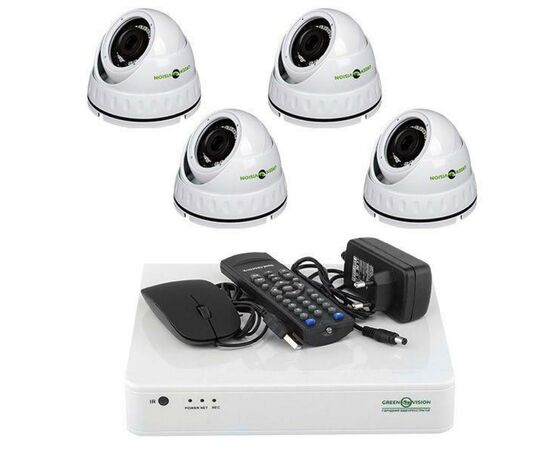 Комплект видеонаблюдения Greenvision GV-K-S16/04 1080P (6659)