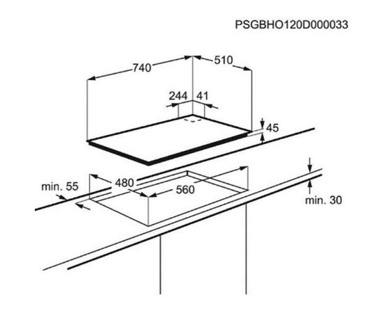 Варочная поверхность Electrolux GPE373YK, изображение 9
