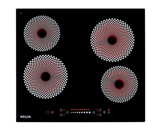 Варочная поверхность Weilor WHC 641 BLACK, изображение 2 Варочная поверхность Weilor WHC 641 BLACK, изображение 2