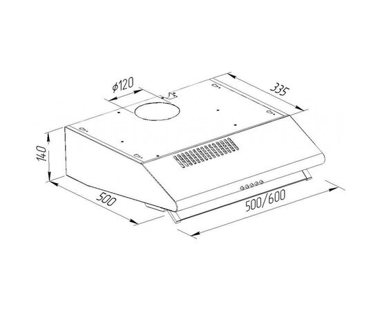 Вытяжка кухонная Pyramida MH 50 WH, изображение 10 Вытяжка кухонная Pyramida MH 50 WH, изображение 10