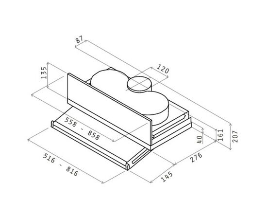 Вытяжка кухонная Elica CIAK GR/A/86, изображение 2