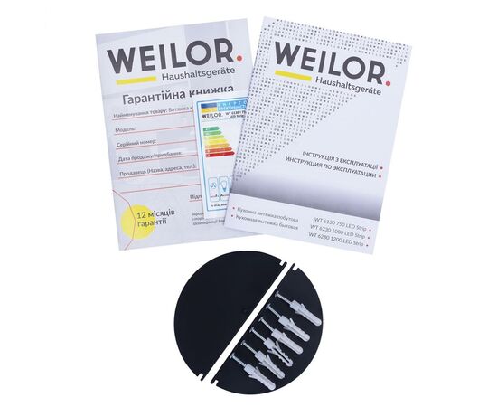 Вытяжка кухонная Weilor WT 6230 I 1000 LED Strip, изображение 9 Вытяжка кухонная Weilor WT 6230 I 1000 LED Strip, изображение 9