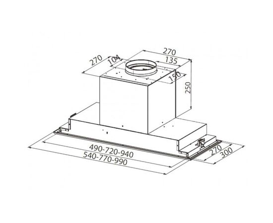 Вытяжка кухонная Faber VICTORY 2.0 X A77 FABER, изображение 3 Вытяжка кухонная Faber VICTORY 2.0 X A77 FABER, изображение 3