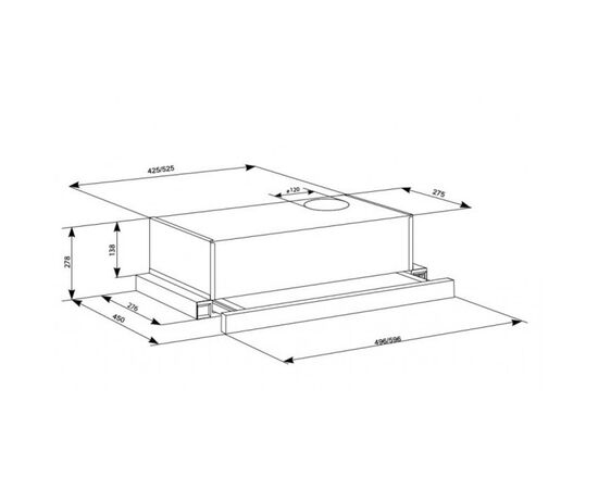 Вытяжка кухонная Eleyus LOTUS 470 60 BG (LOTUS47060BG), изображение 9 Вытяжка кухонная Eleyus LOTUS 470 60 BG (LOTUS47060BG), изображение 9