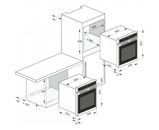 Духовой шкаф Kaiser EH6361G, изображение 6 Духовой шкаф Kaiser EH6361G, изображение 6