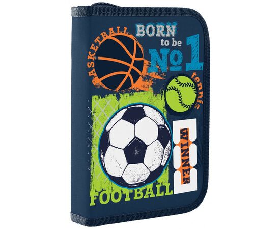 Пенал 1 вересня Football winner твердий одинарний без клапана (532705)