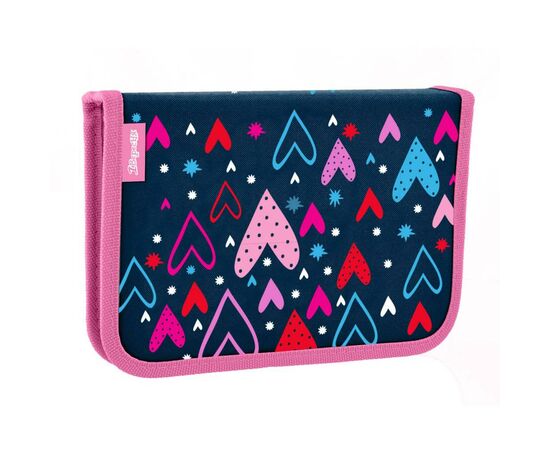 Пенал 1 вересня Love XOXO твердий одинарний без клапана (532819), зображення 2