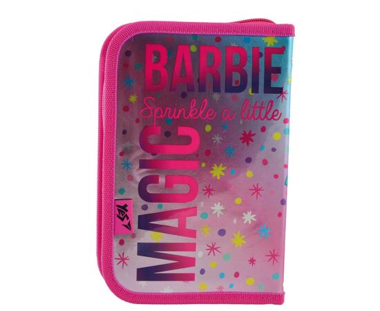 Пенал Yes Barbie твердый одинарный с двумя клапанами (532174), изображение 3 Пенал Yes Barbie твердый одинарный с двумя клапанами (532174), изображение 3