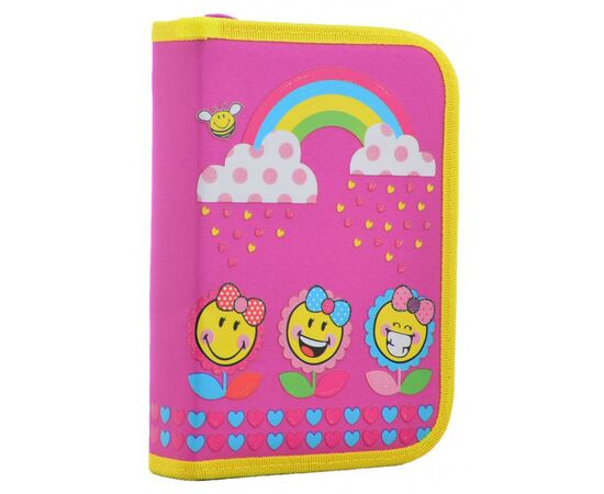 Пенал Yes Smile твердый одинарный с двумя клапанами (531800)