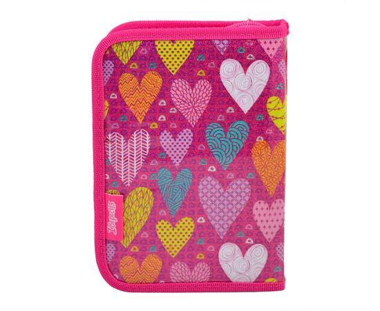 Пенал 1 вересня Sweet heart твердый одинарный с клапаном (532702), изображение 3
